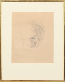 Nils Nilsson · NILS NILSSON, teckning, monogramsignerad.