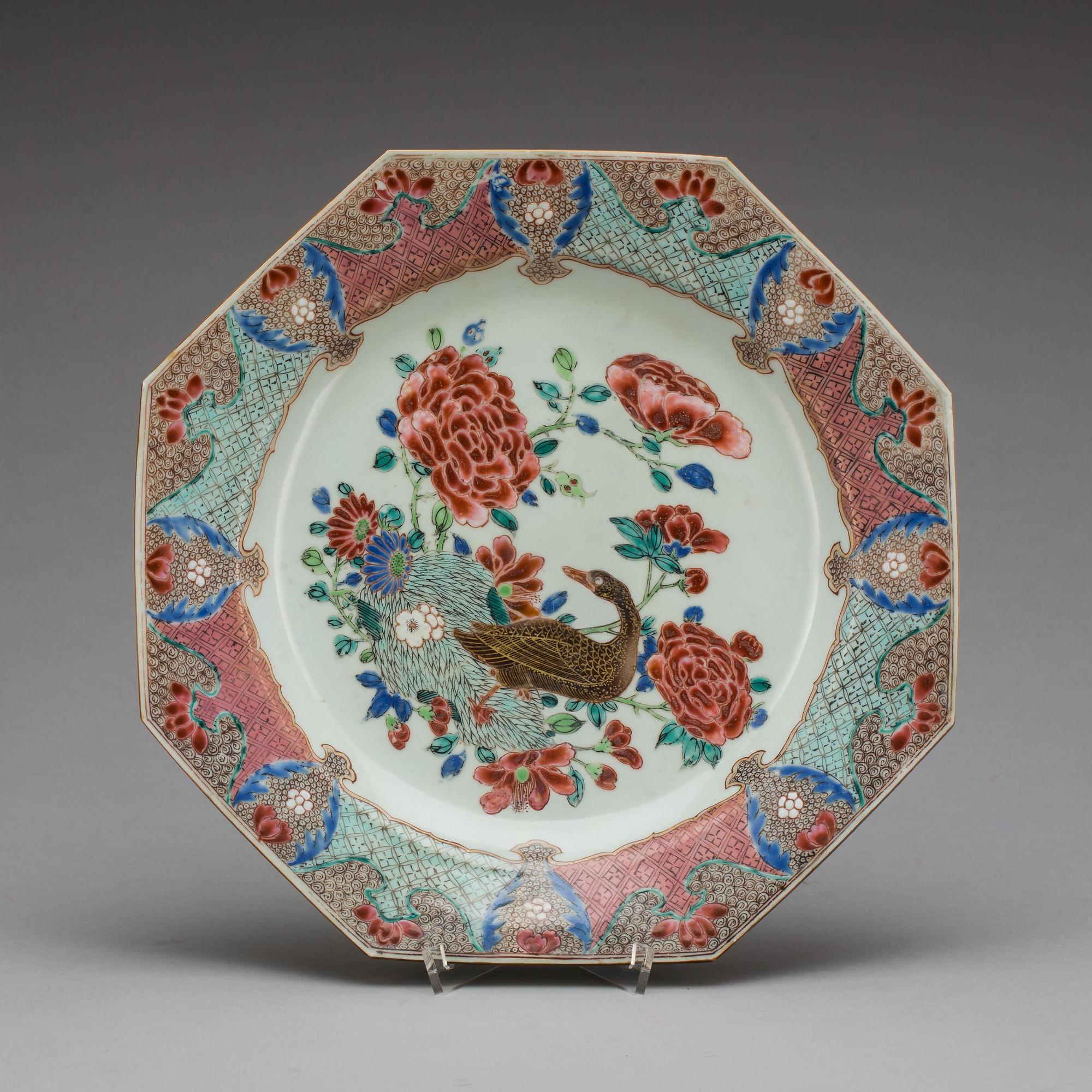 FAT, porslin, famille rose, Qianlong (1736-95).