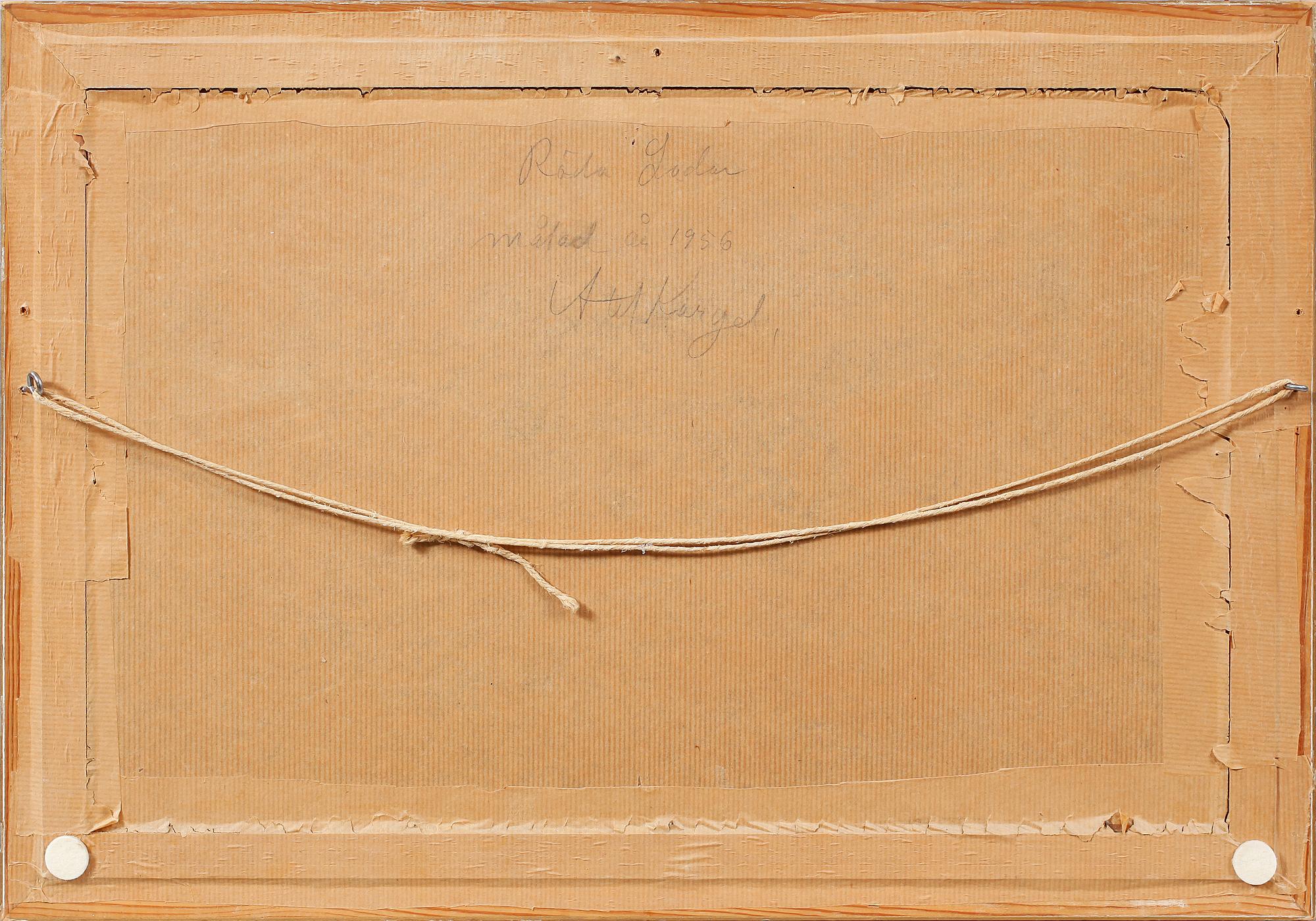 AXEL KARGEL, olja på duk, signerad.