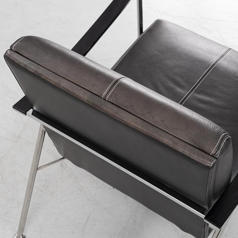 Gunilla Allard, a 'Sahara' leather upholstered easy chair from Lammhults, 21st Century.