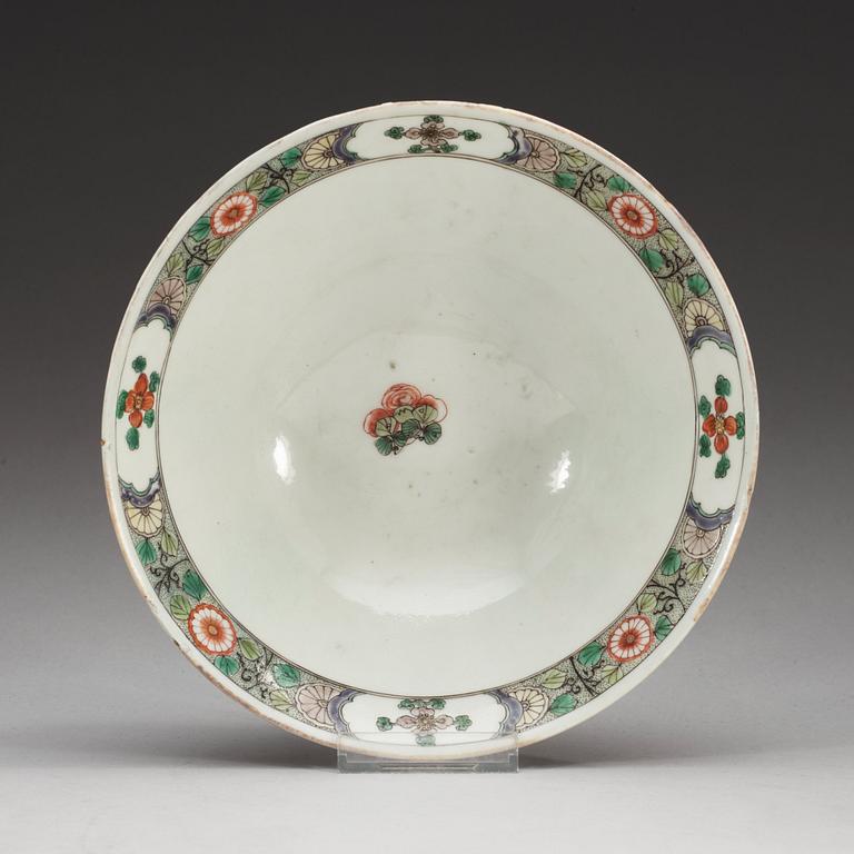 SKÅL, porslin, Qing dynastin, Kangxi (1662-1722).