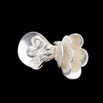 RING, sterlingsilver, Berit Johansson, 1975.