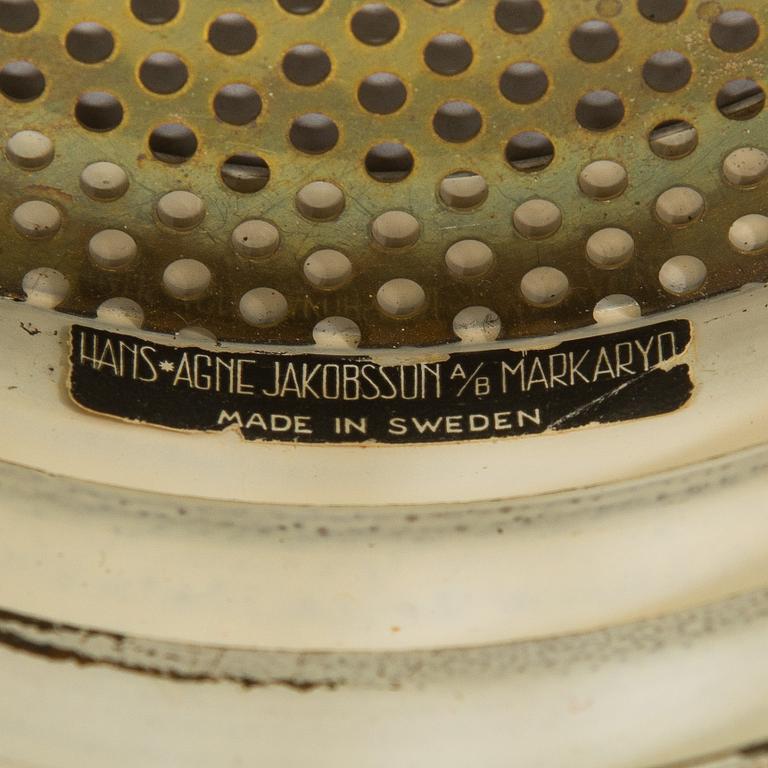 Hans-Agne Jakobsson, Two 1960/1970s 'V299' wall lights for Hans Agne Jakobsson AB, Markaryd. Sweden.