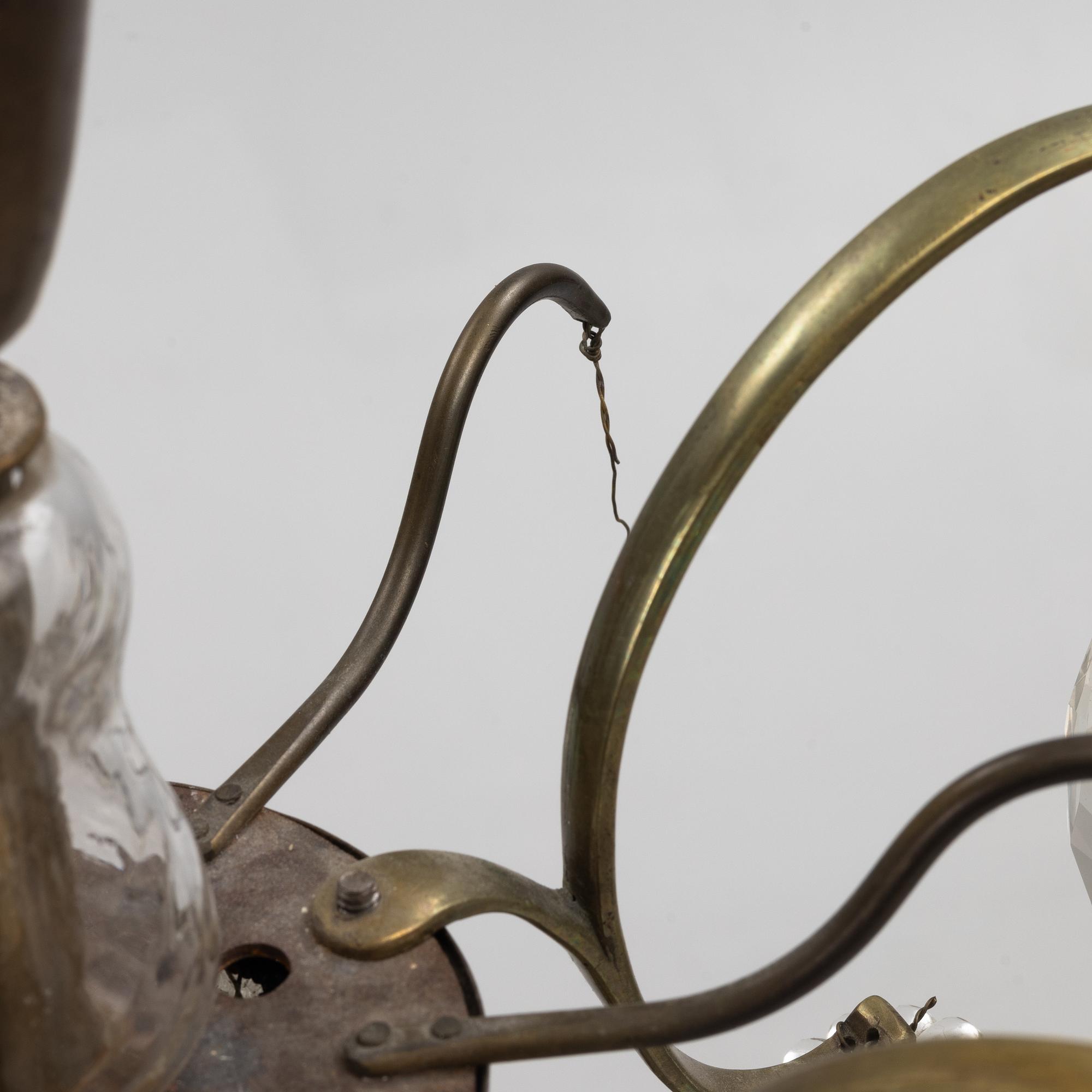 Chandelier, Rococo style, 20th century.
