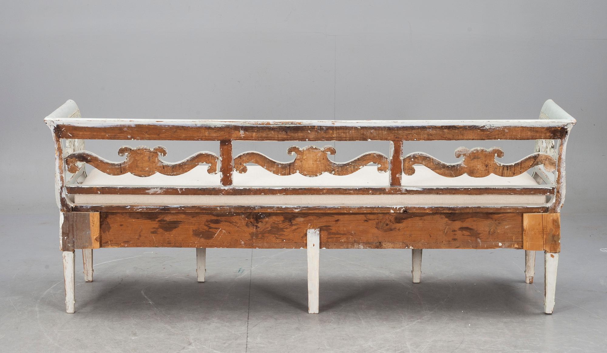 SOFFA, gustaviansk stil, 1800-tal.