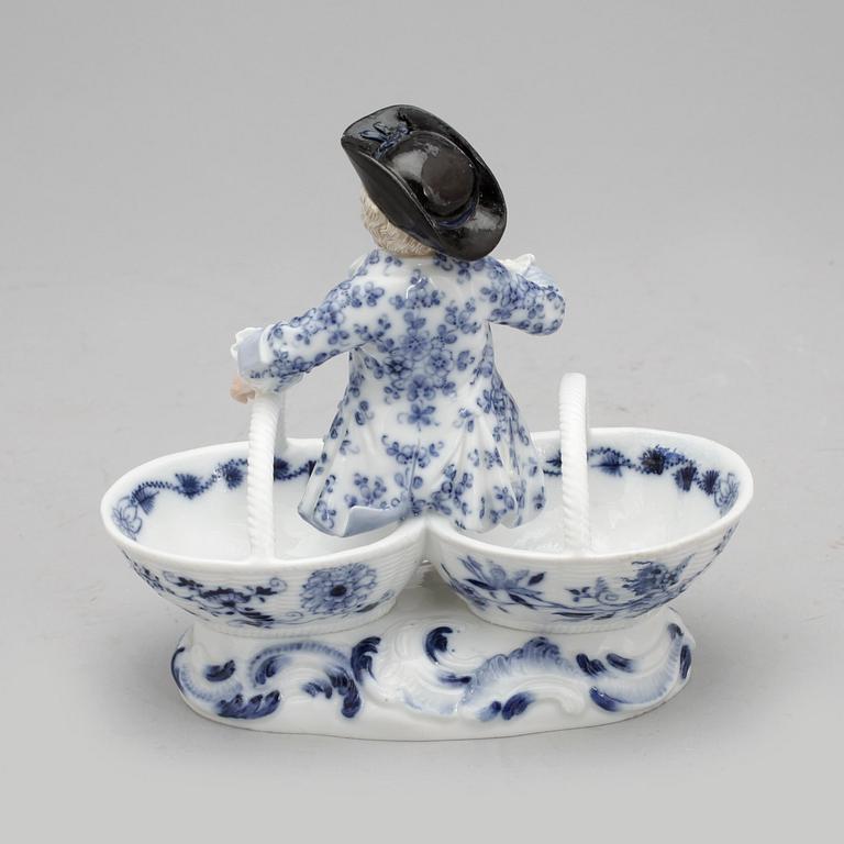 FIGURIN, porslin, Meissen, 1900-talets början.