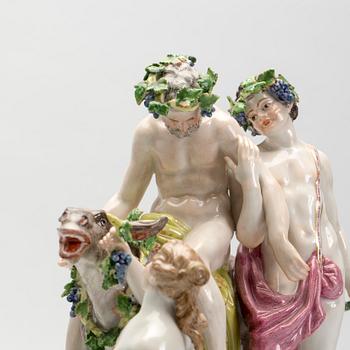 FIGURIN, porslin Meissen, sent 1800 - tidigt 1900-tal.