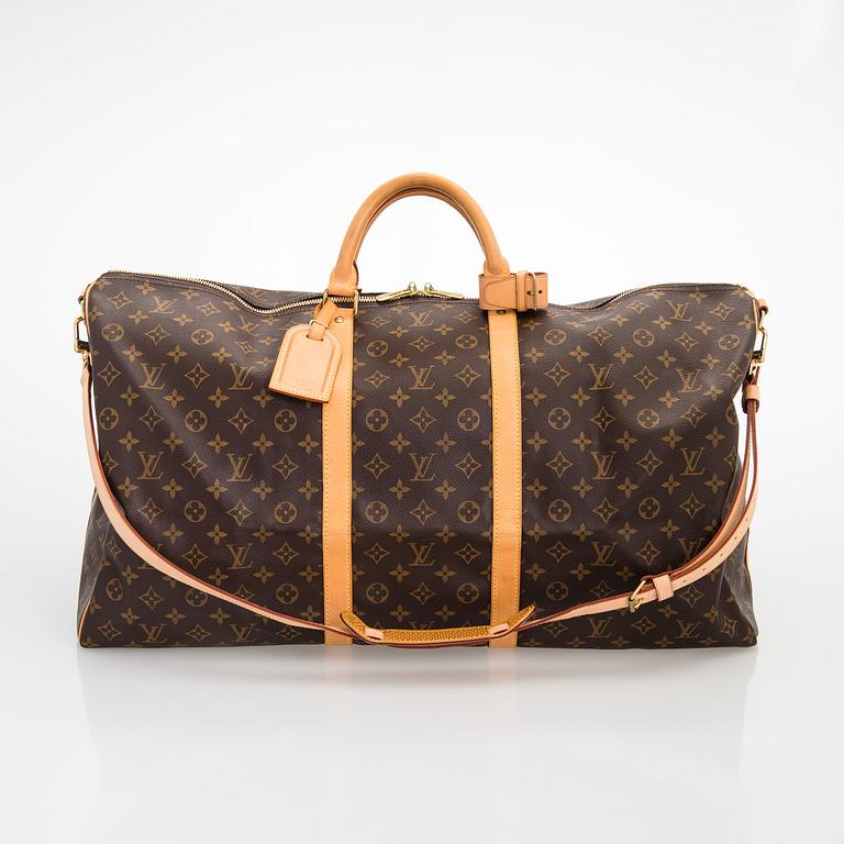 Louis Vuitton, a monogram 'Keepall 60 Bandoulière' Weekendbag.
