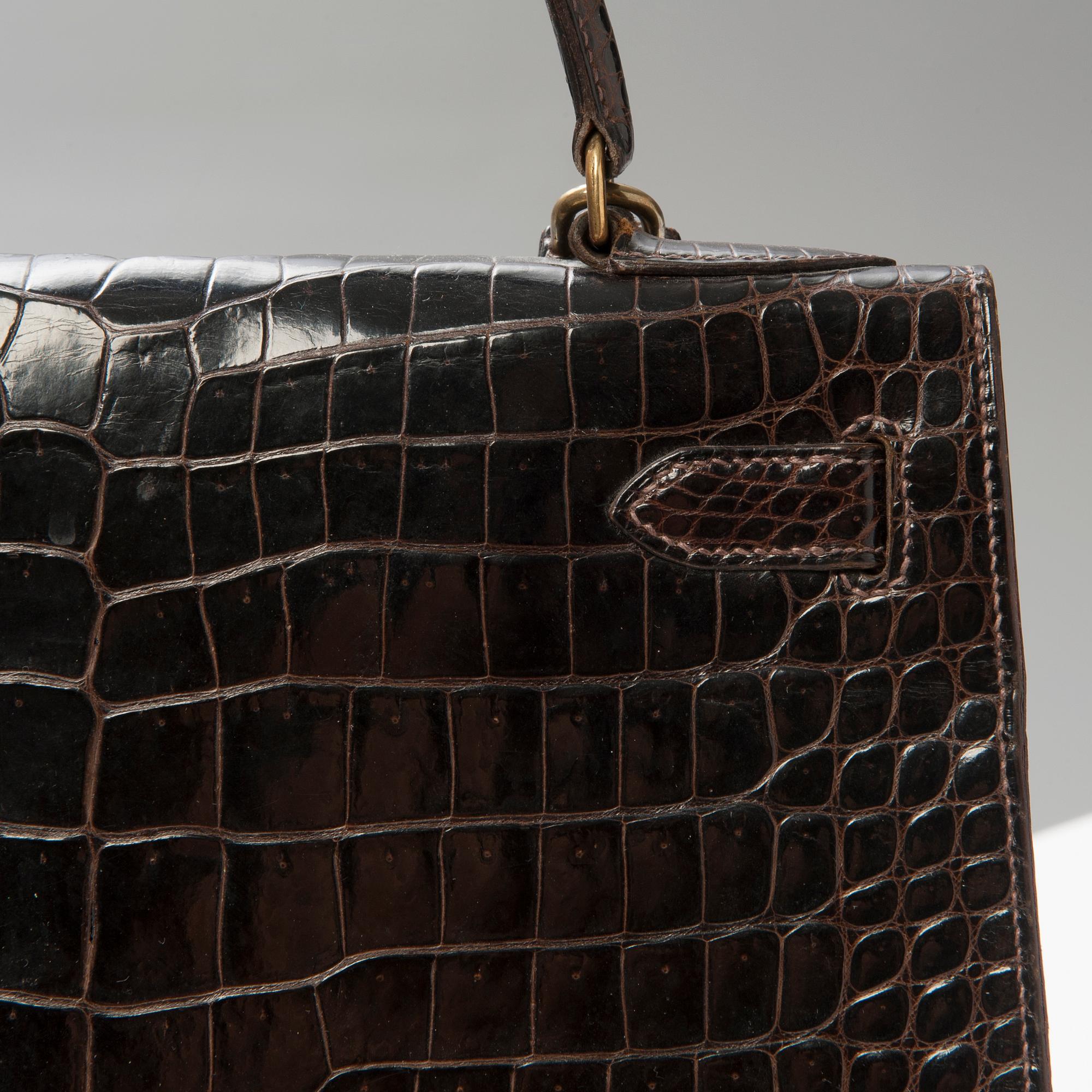 HANDVÄSKA, Hermès, "Kelly", 1960/70-tal.