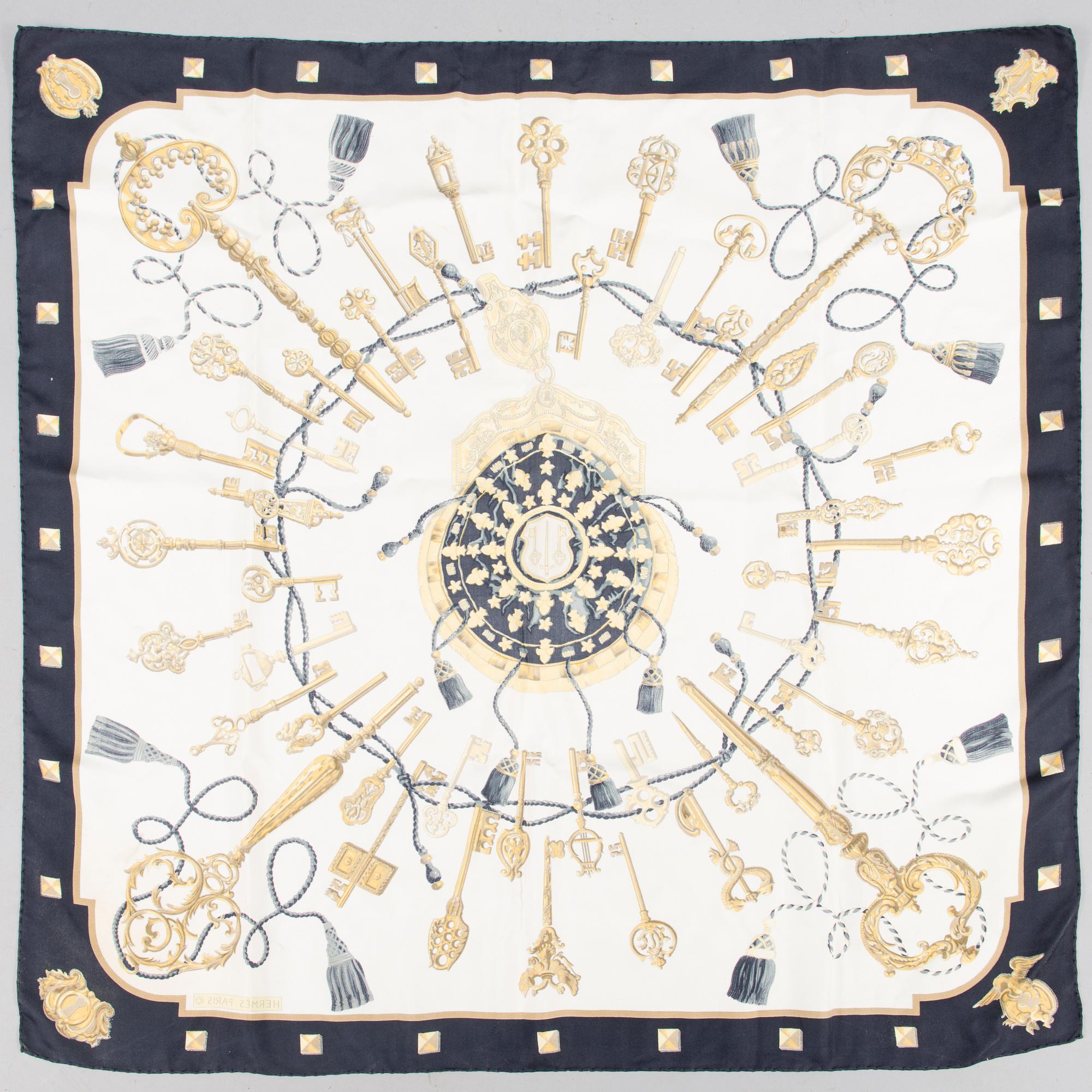 HERMÈS Les Cles SCARF.