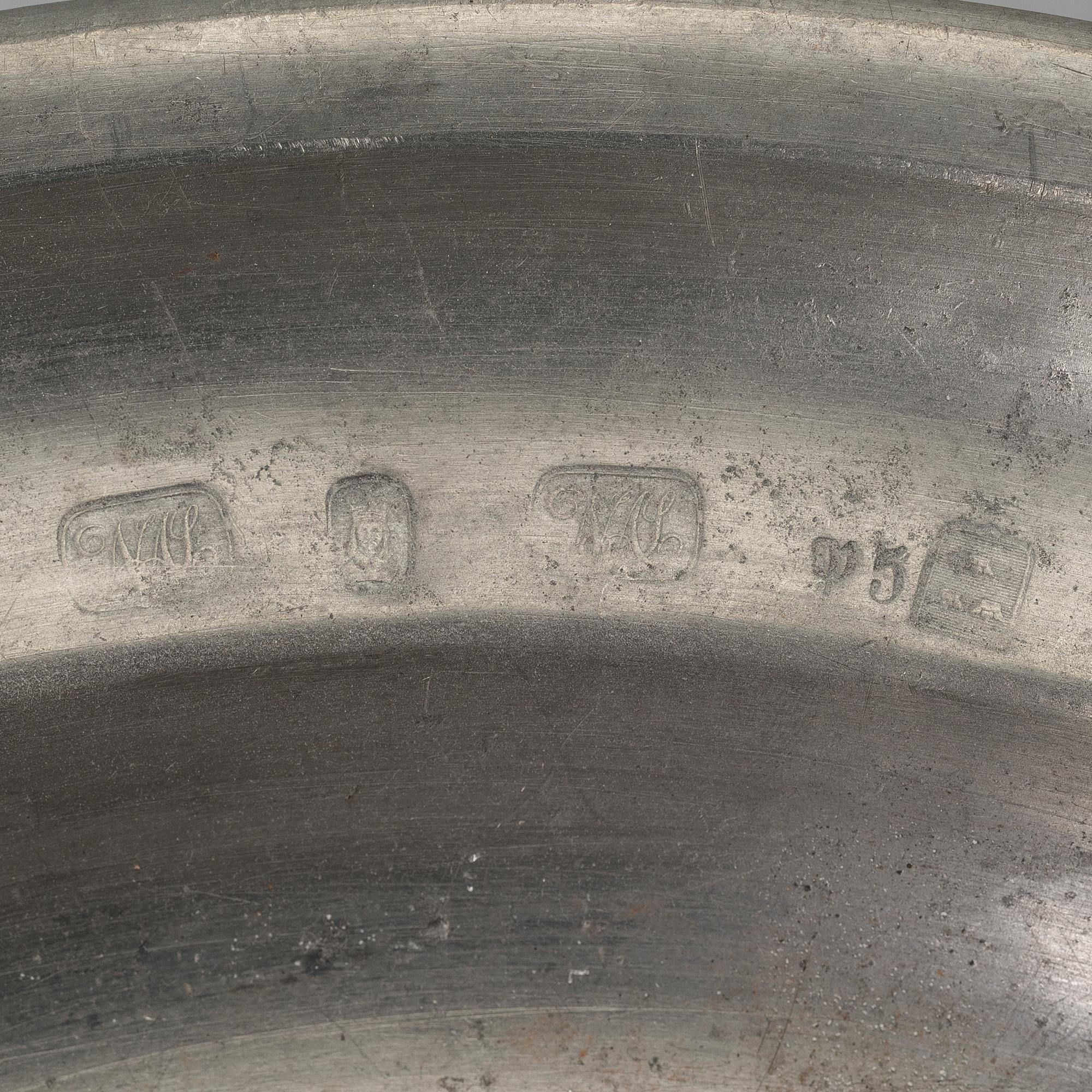 VATEJA 3 KPL, tinaa, 1800-luku.