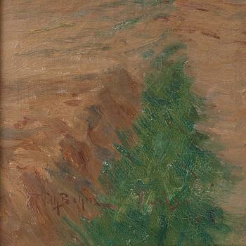 Wilhelm Behm, Country road, outskirts of Paris.