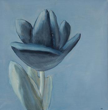 Claes Eklundh, Tulip in shades of blue.