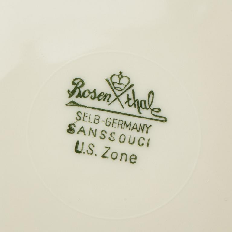 SERVIS, ca 85 delar, porslin. "Sans souci", Rosenthal.