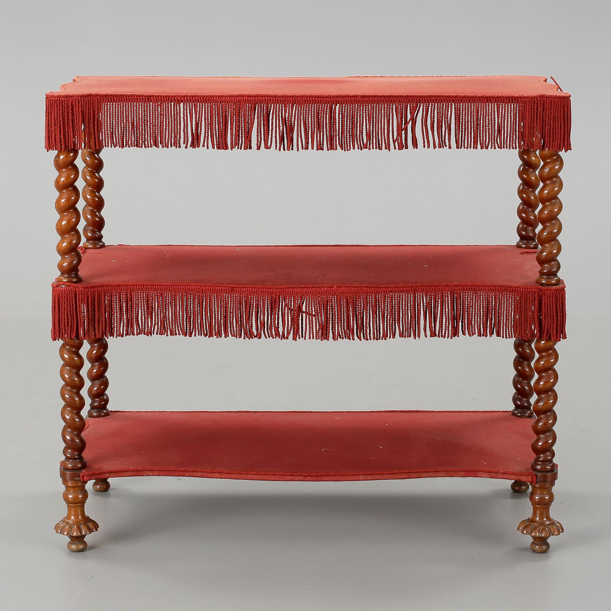 ÉTAGÈRE, 1800-talets andra hälft.