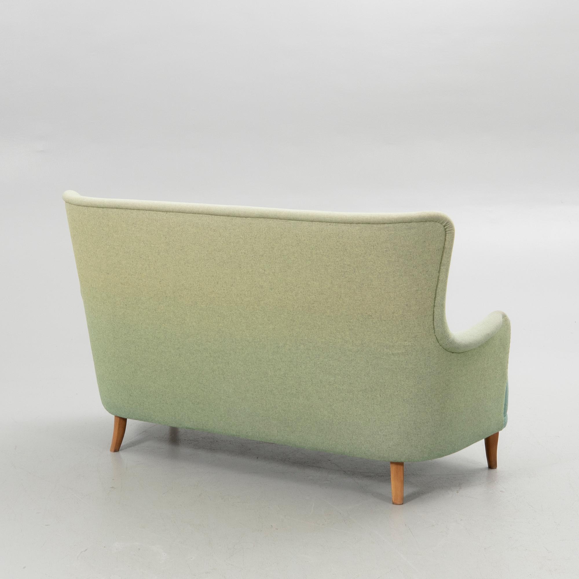 Carl Malmsten, sofa, "The Cartridge", second half of the 20th century.