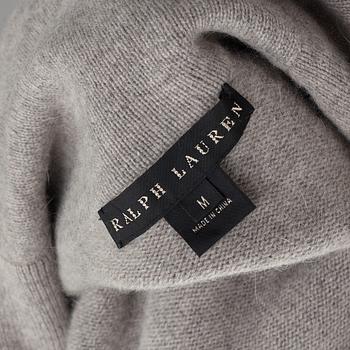 A wool dress by Ralph Lauren.