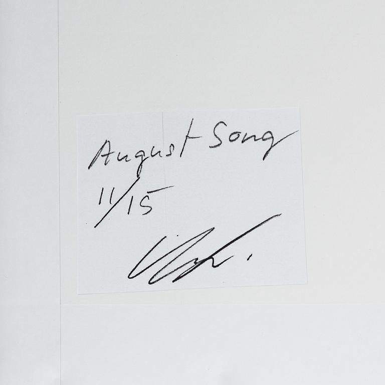 Martin Bogren, ur serien "August Song", 2013-2018.