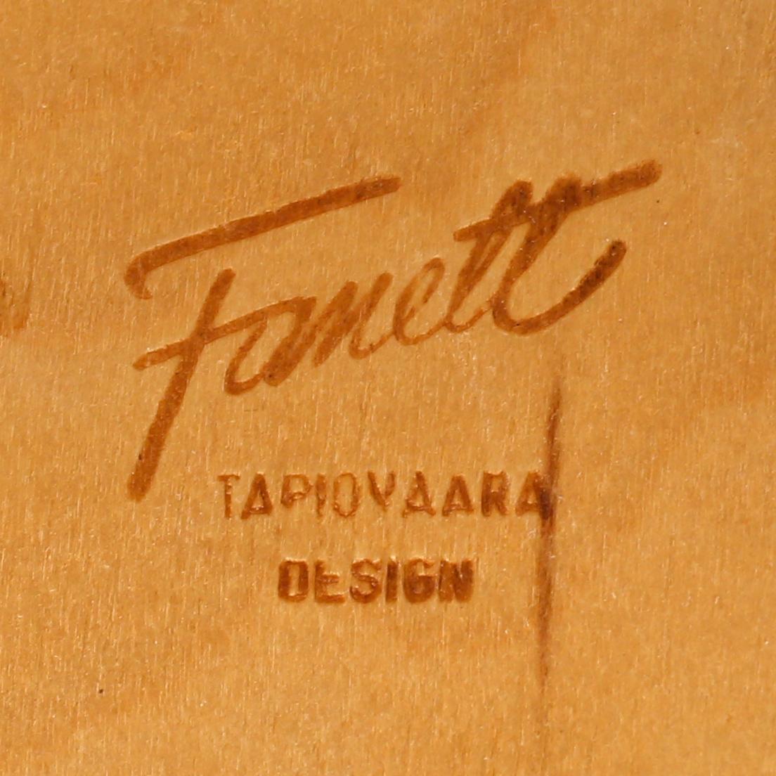 STOLAR, 2 st, "Fanett", Ilmari Tapiovaara, Edsbyverken, 1950-tal.