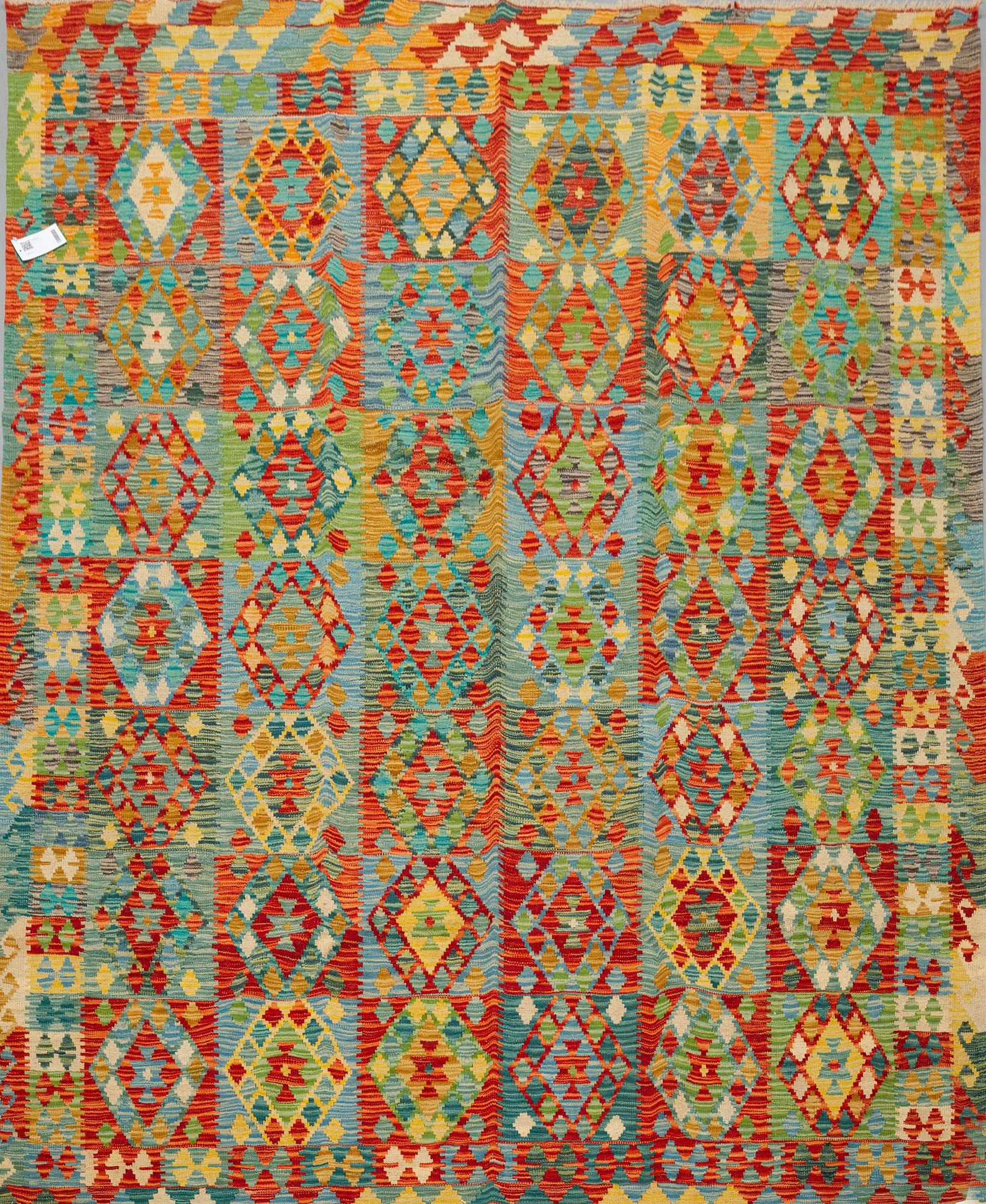 A carpet, kilim 295 x 205 cm.