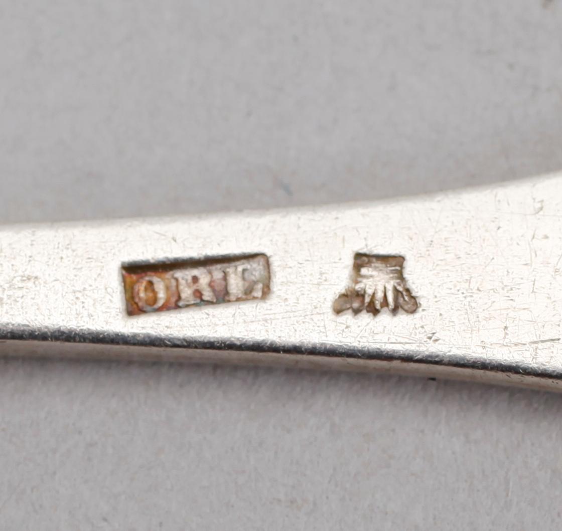 BESTICK, 36 delar, snarlika, silver, Finland, 1930-tal. Total vikt med stålblad ca 1250 gram.