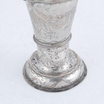 Bägare, silver, Sverige, 1868 eller 1870.