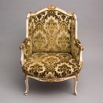 BERGÈRE, Louis XV -stil, 1800-talets slut.