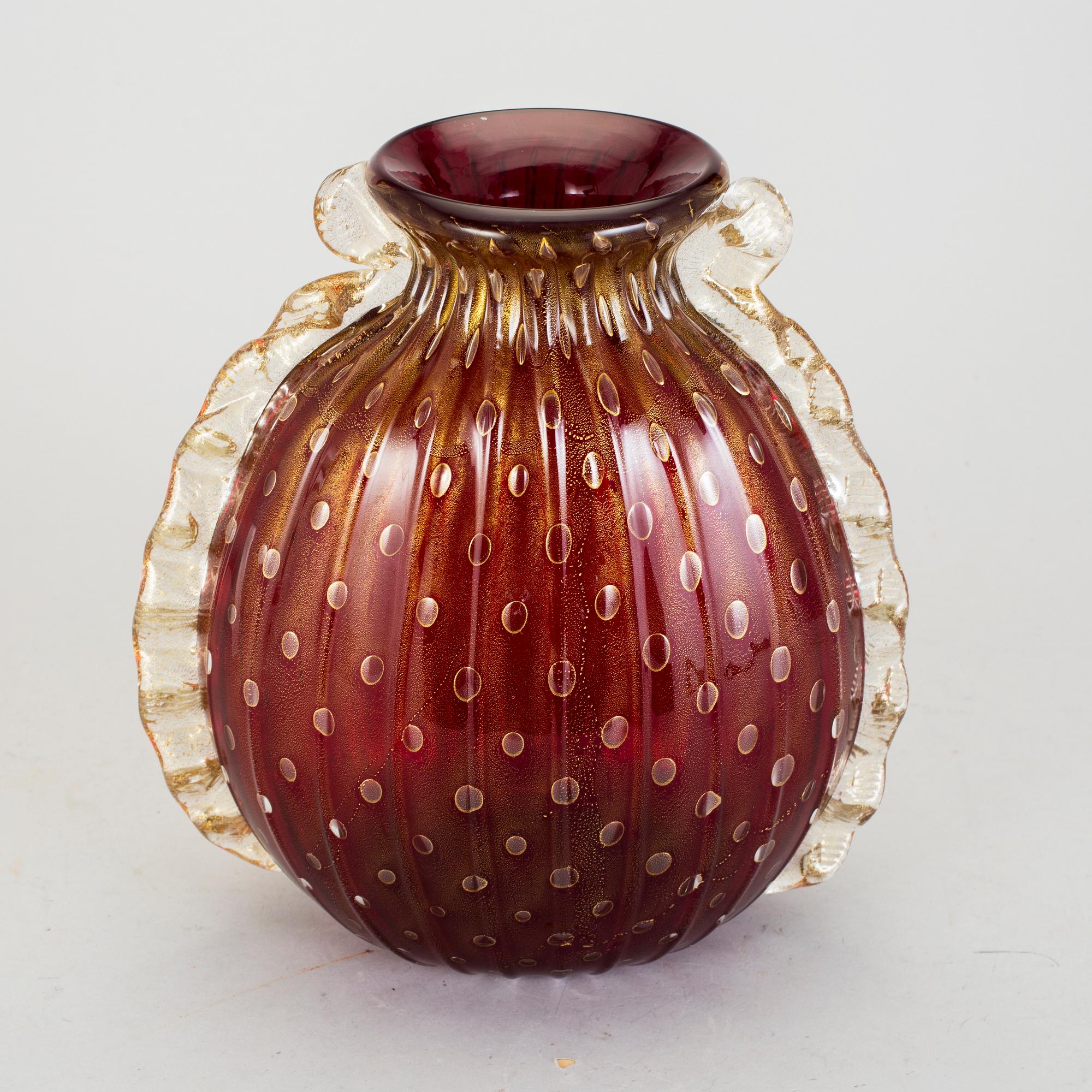 VAS, glas, Murano, signerad, 1900-talets mitt.