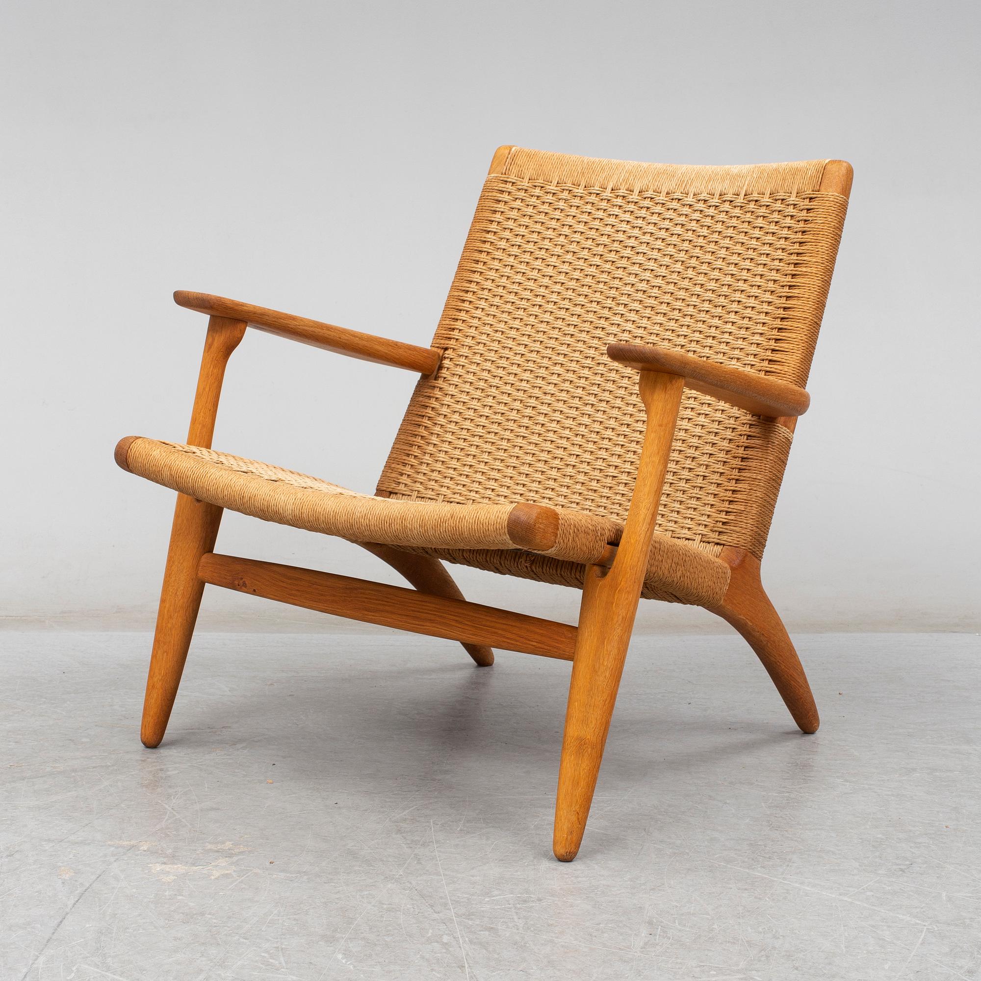 HANS J WEGNER, fåtölj "CH-25", Carl Hansen & Søn, Danmark.