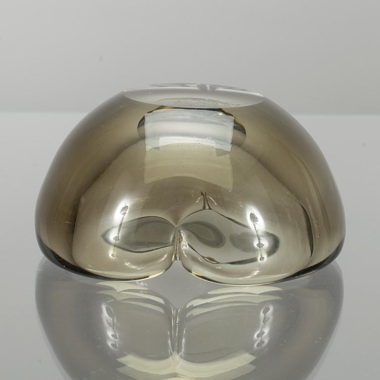KONSTGLAS, glas, Kaj Franck, signerad K. Franck Nuutajärvi Notsjö -56.