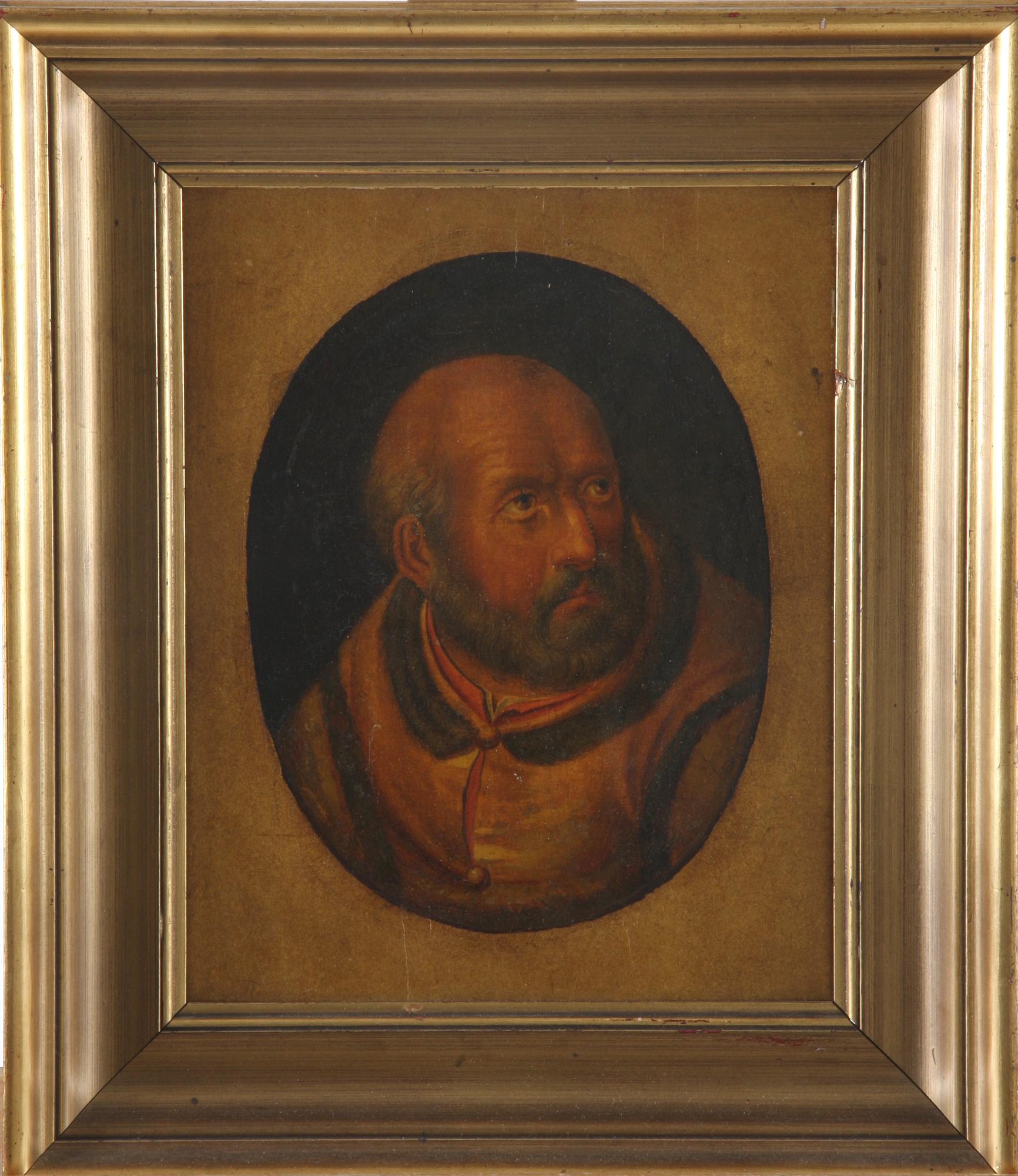 OKÄND KONSTNÄR. Olja på pannå, trol Holland 1800-tal.