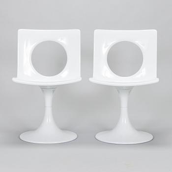 Carl Gustaf Hiort af Ornäs, A set of four "Afo-Seat-2001", chairs,  SOK Rauman Tehtaat. Designed 1971.