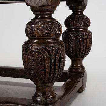 A library table, Baroque-style, 1900s.