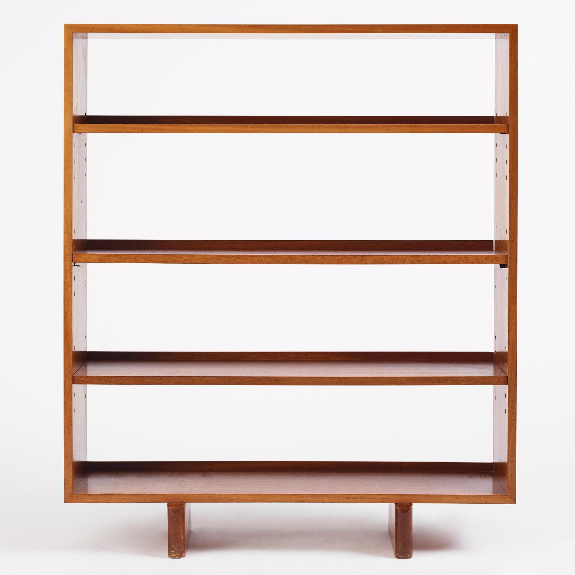 Josef Frank, a mahogany bookcase, Firma Svenskt Tenn, mid-20th century.