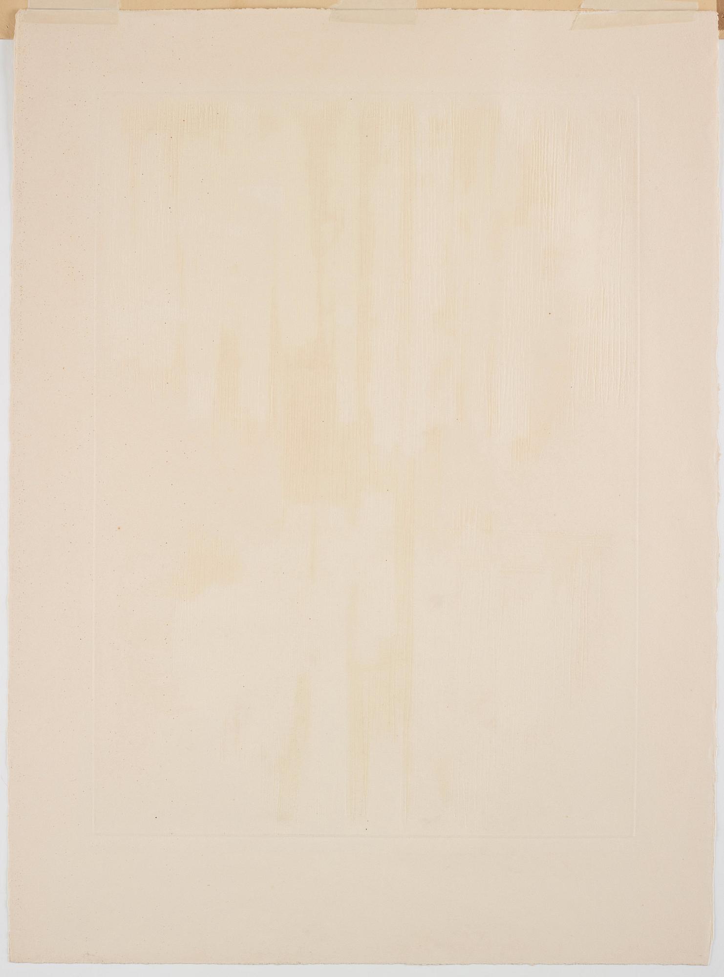 Pierre Soulages, "Eau forte II".