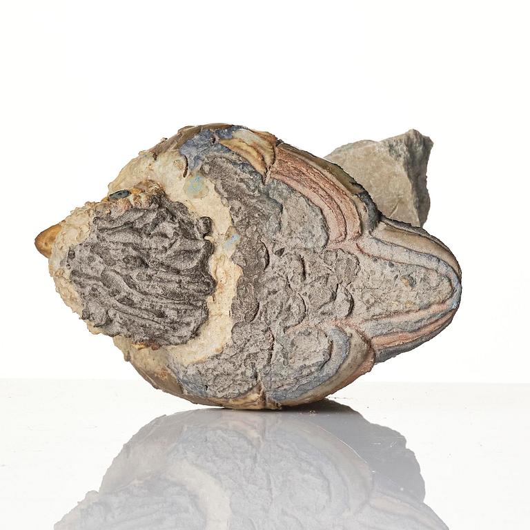 Tyra Lundgren, skulptur, chamotterat stengods, fågel, egen ateljé, Bredkvie, Gotland.