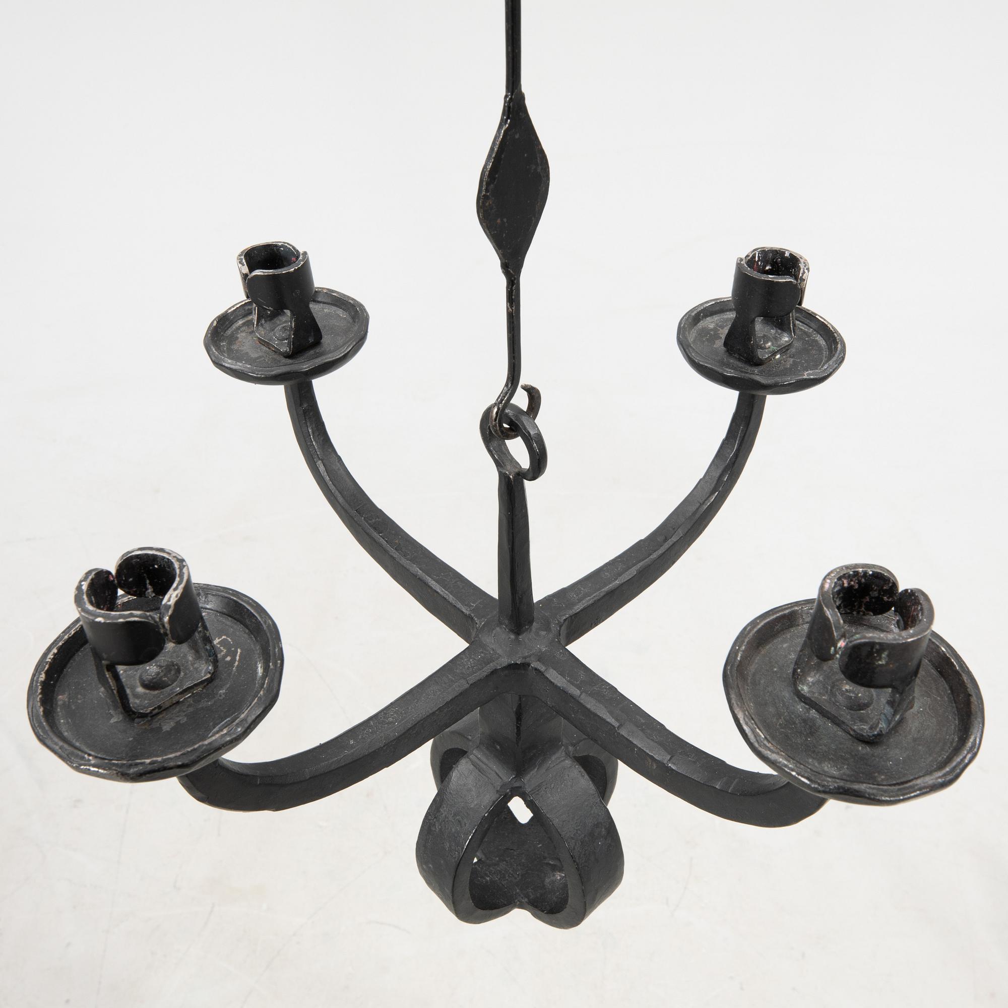 Bertil Vallien, ljuskrona, Kosta Smide 1900-talets andra hälft.