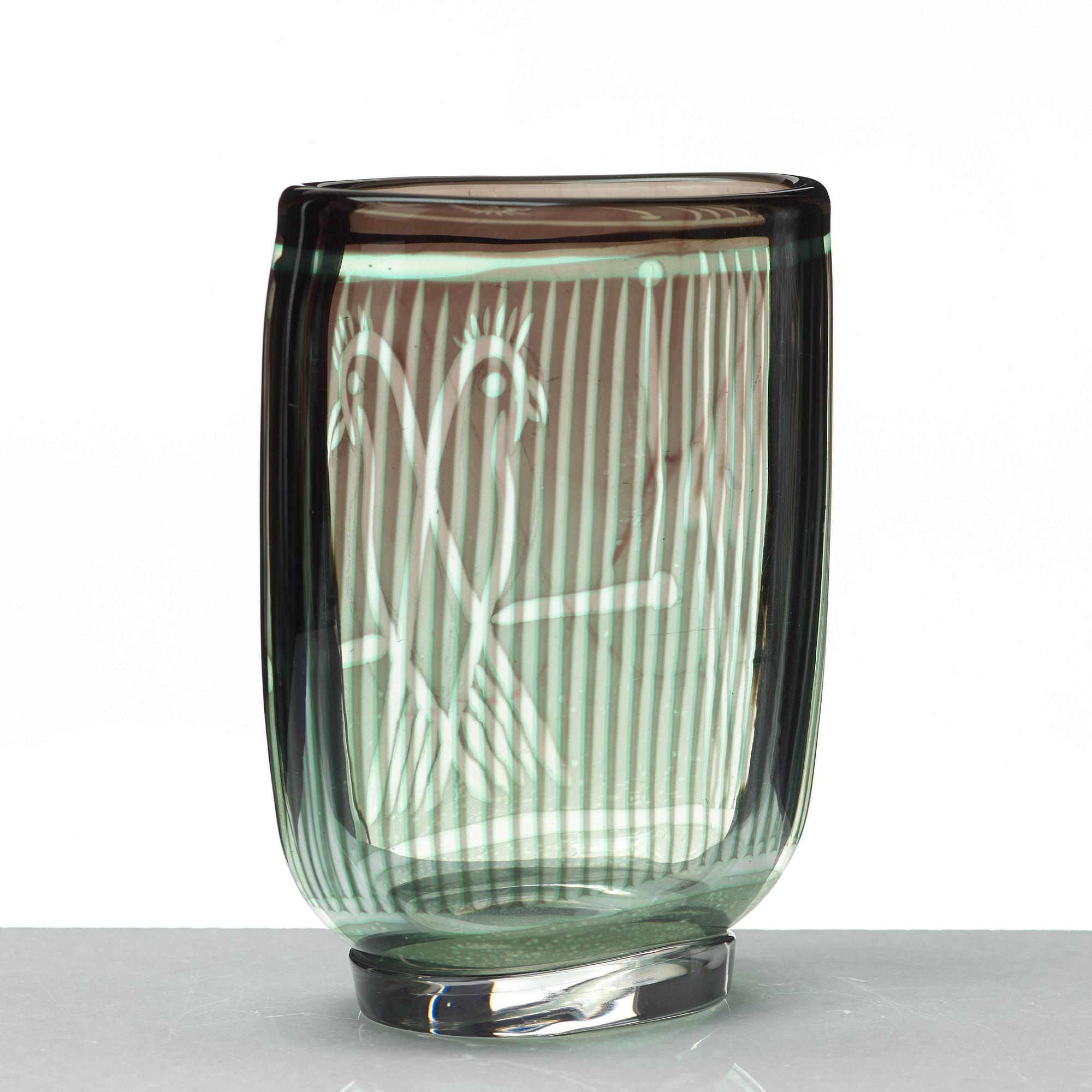 Edward Hald, vas, Slipgraal, Orrefors 1954.