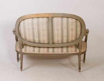 SOFFA, gustaviansk stil, 1800/1900-tal.