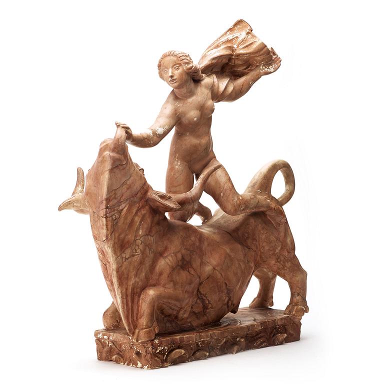 Carl Milles, "Europa och tjuren" (Europa and the bull).