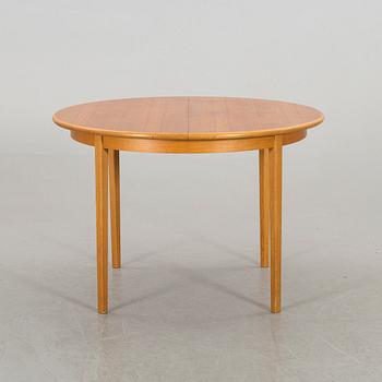 A 1960s teak veneered dining table by Bertil Fridhagen, Bodafors,
