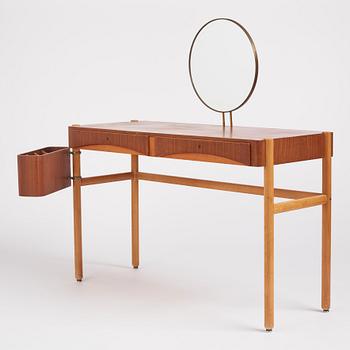 Bertil Fridhagen, sminkbord, modell "3-127, Ligrett-serien", Svenska Möbelfabriken Bodafors, 1950-tal.