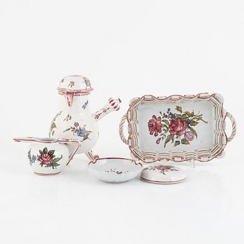 Emile Tessier, an earthenware chocolate set, France.