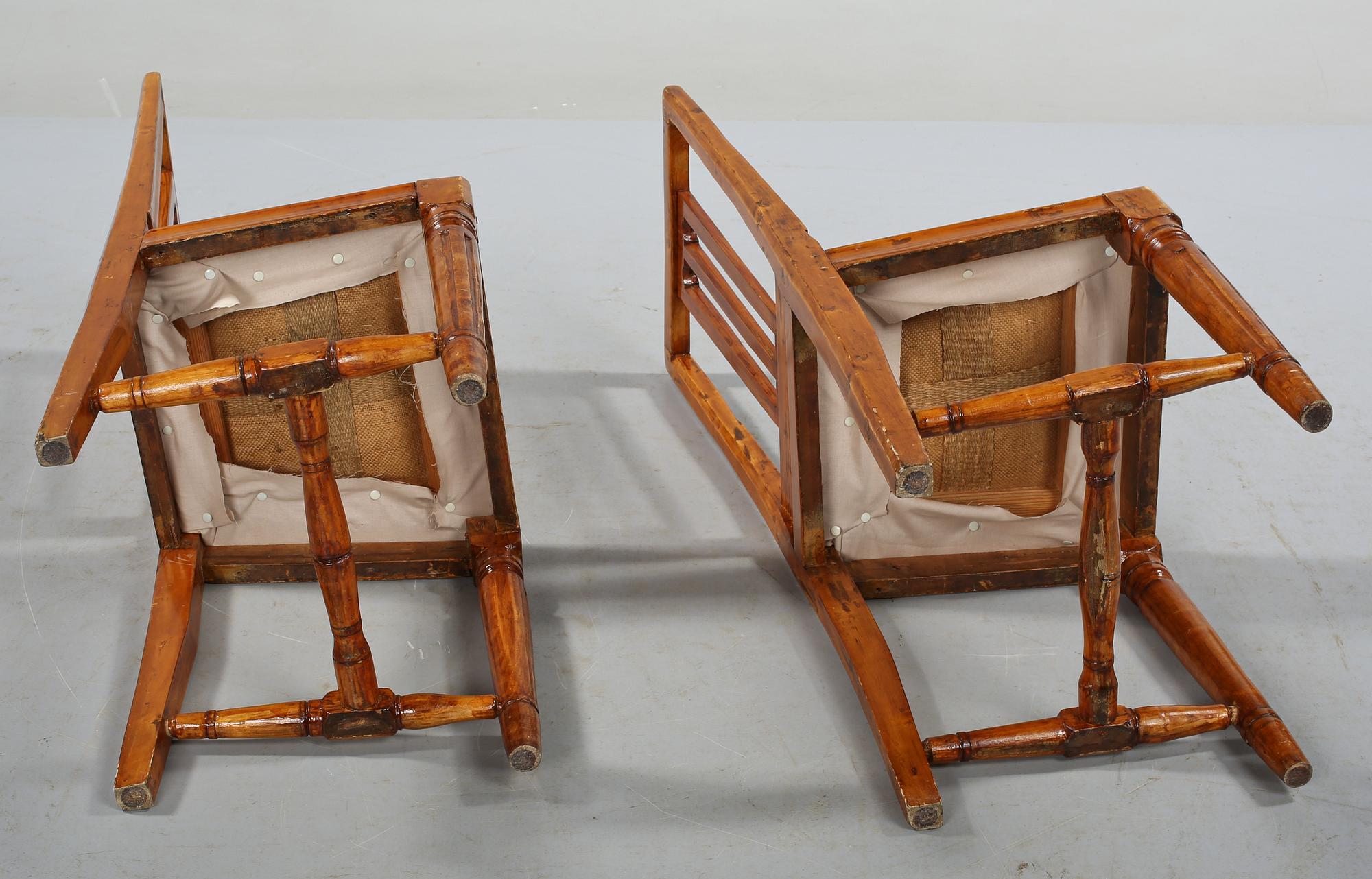 STOLAR, 2 st, sengustavianska, 1800-talets första hälft.