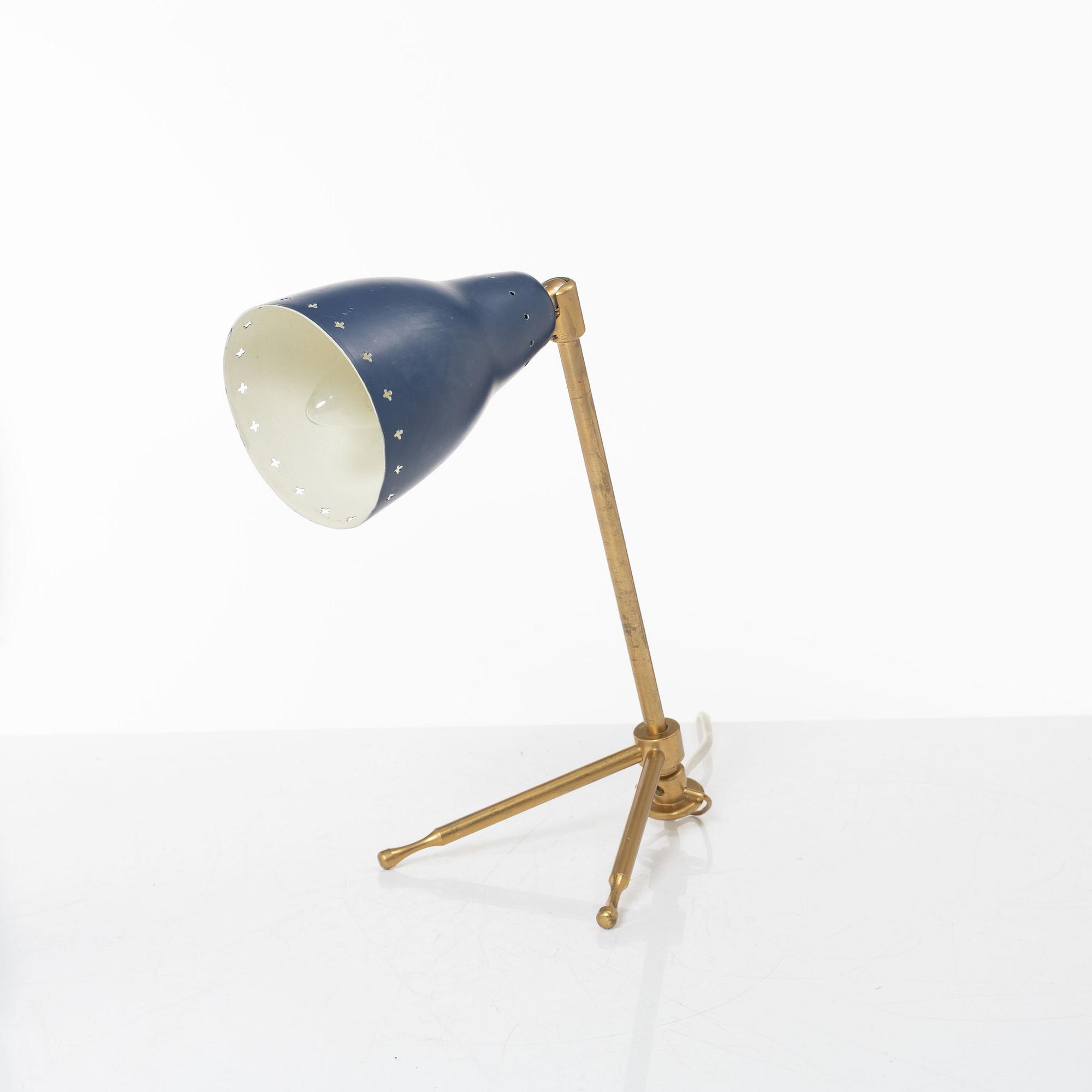 Boris Lacriox, a table lamp, Falkenbergs Belysning, mid-20th century.