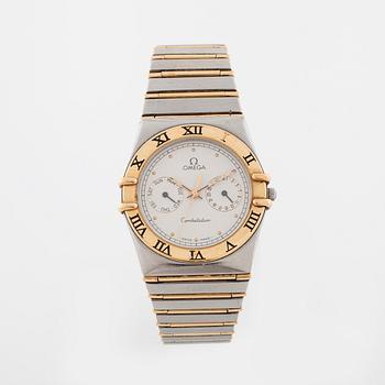 OMEGA, constellation, so called "Owl", wristwatch, 34 mm.