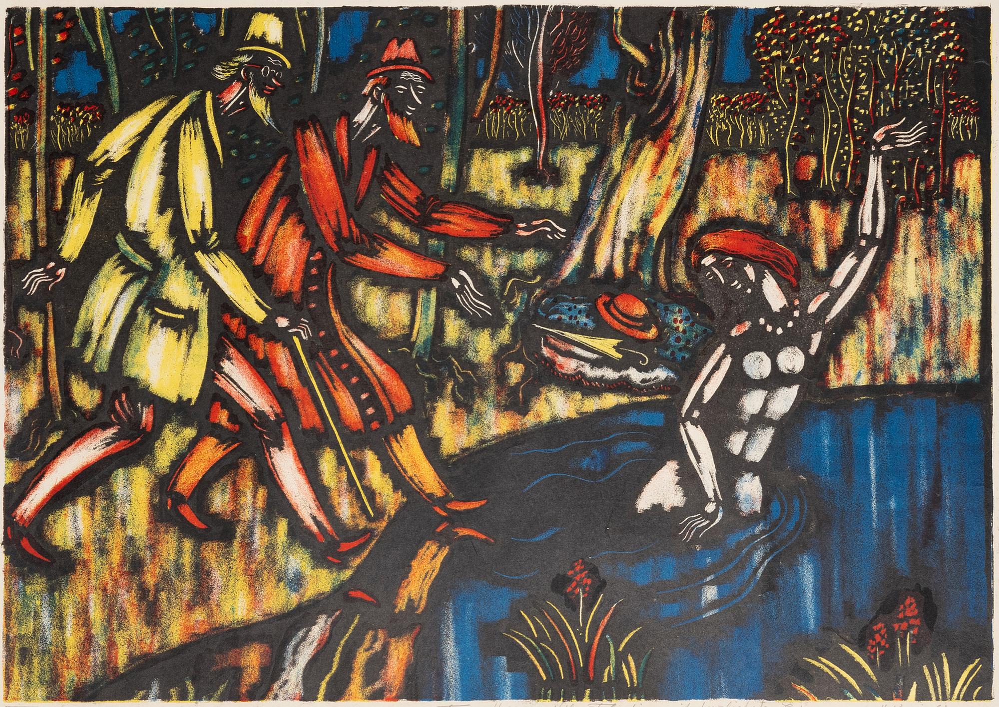 Vytautas Kasiulis, Translation: "Susanna in the Bath".