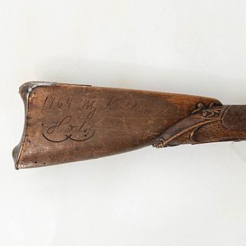 Slaglåsgevär, 1800-tal.