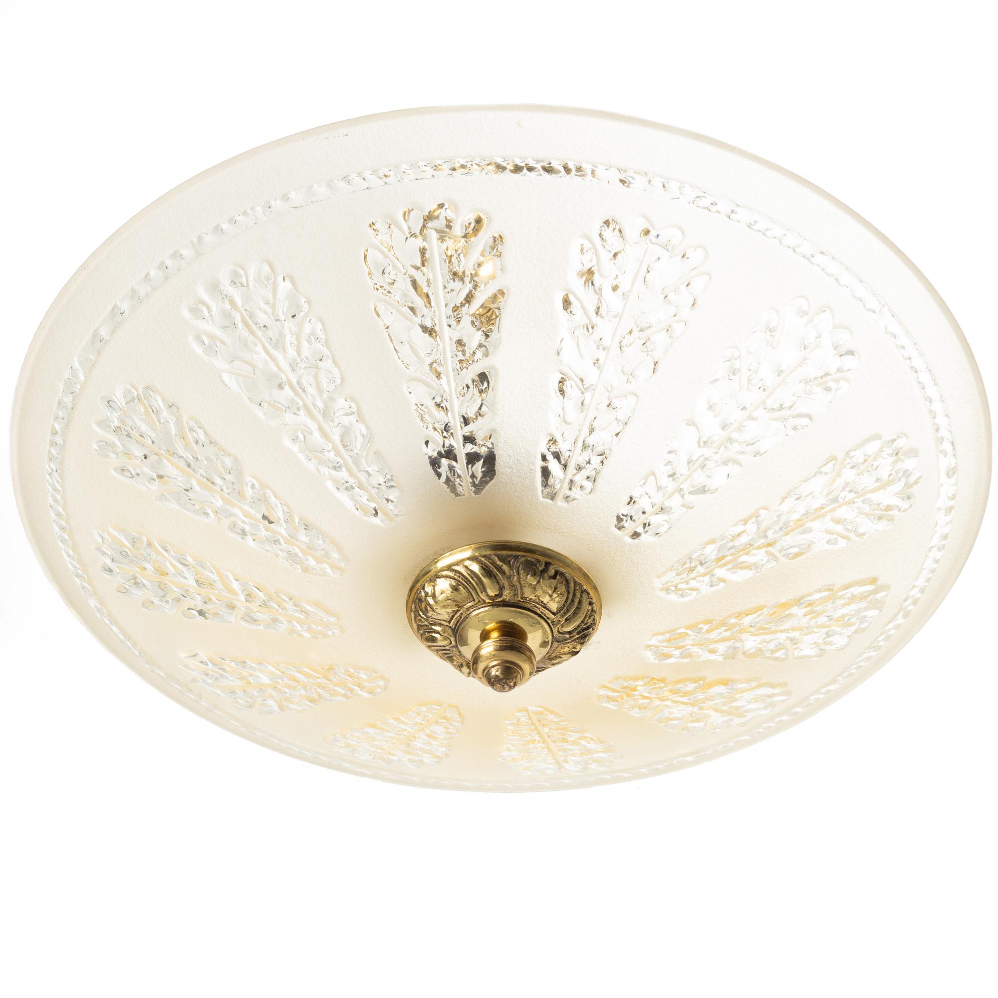 Ceiling light, 1940s.