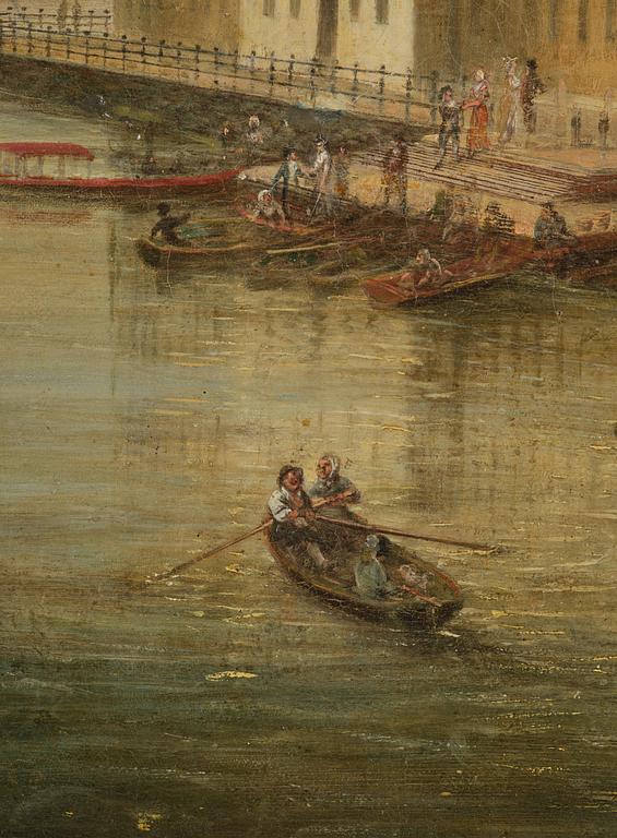 Elias Martin, "Norrström with the Bondeska Palace, Stockholm".